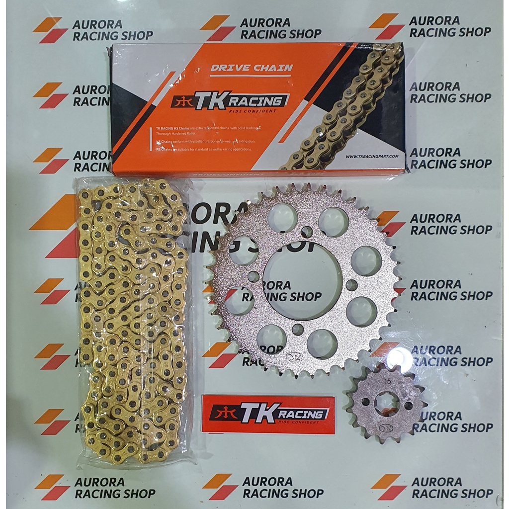 Jual Gear Set TK Jupiter MX 135 New Jupiter MX 135 & Rantai TK 428 HS