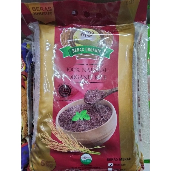 Jual Beras Merah Md Organik 5kg Shopee Indonesia 7894