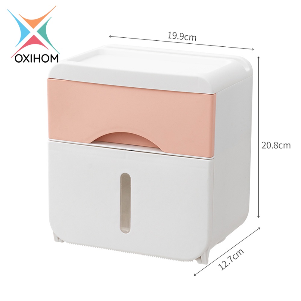 Jual Oxihom Kotak Tempat Tisu Laci Plastik Tempat Tissue Storage Hp Holder Shopee Indonesia