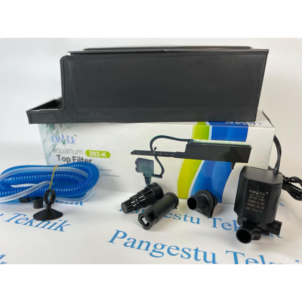 Jual Pompa Akuarium AMARA AA-203K / Satu Set Box Filter & Mesin ...
