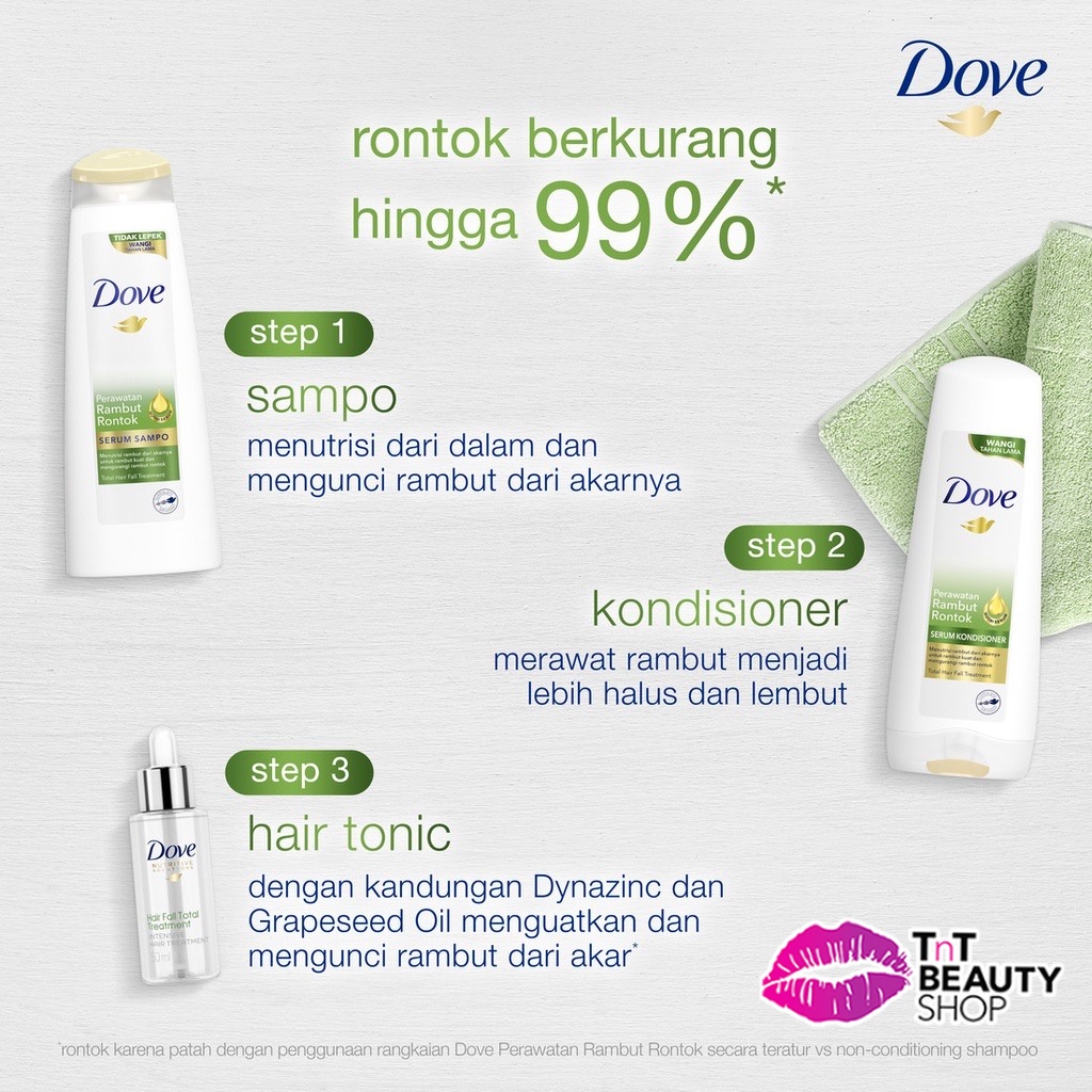 Jual Dove Shampoo Nutritive Solutions Total Hair Fall Treatment Dove Shampoo Perawatan Rambut 6973