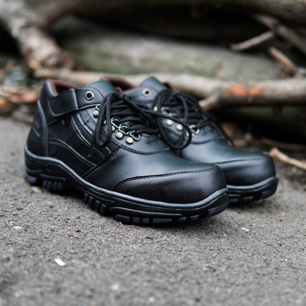 Jual Bisa COD !!! Sepatu Boot Septi ujung Besi Crocodile Morisey Pendek ...