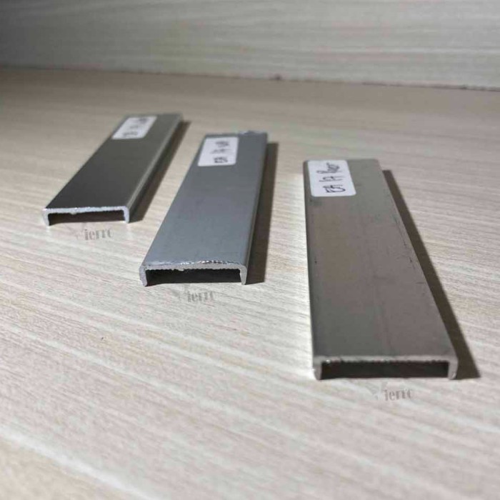 Jual Lis List Edging Profil Frame Handle Alumunium OM24 Kotak Rata EA 17 Shopee Indonesia