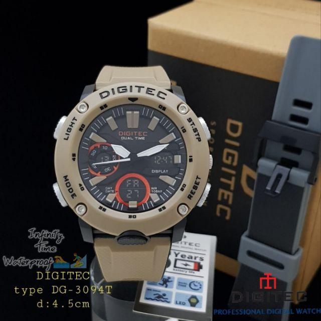 Jual Jam Tangan Digitec Dg3094t 3094 Cowok Strap Rubber Dualtime