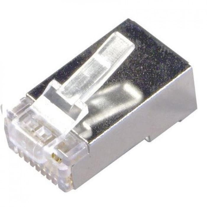 Jual Kepala LAN RJ45 Cat6 Shielded Gold Plated Connector | Shopee Indonesia
