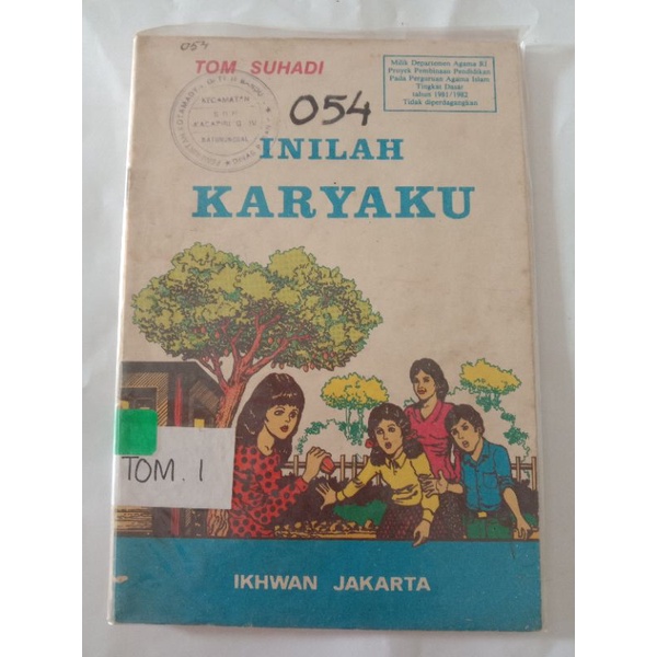 Jual Inilah Karyaku - Buku Jadul - Buku Bekas Perpustakaan | Shopee ...