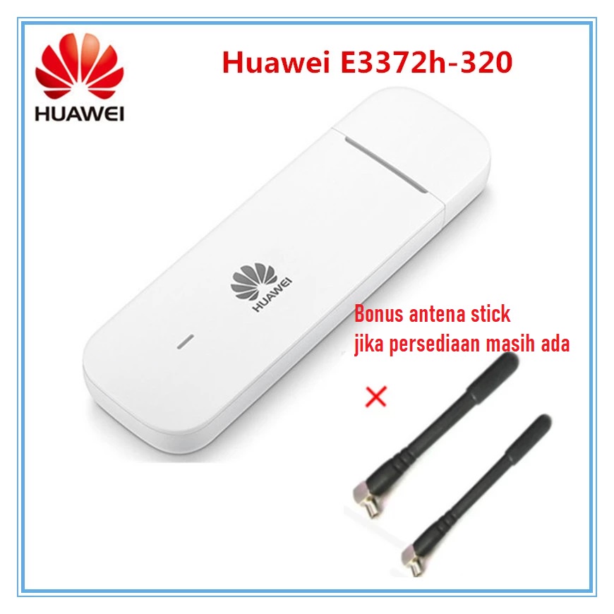 Jual Modem Huawei E3372 LTE 4G 150 Mbps All Oprator Indosat XLAxis