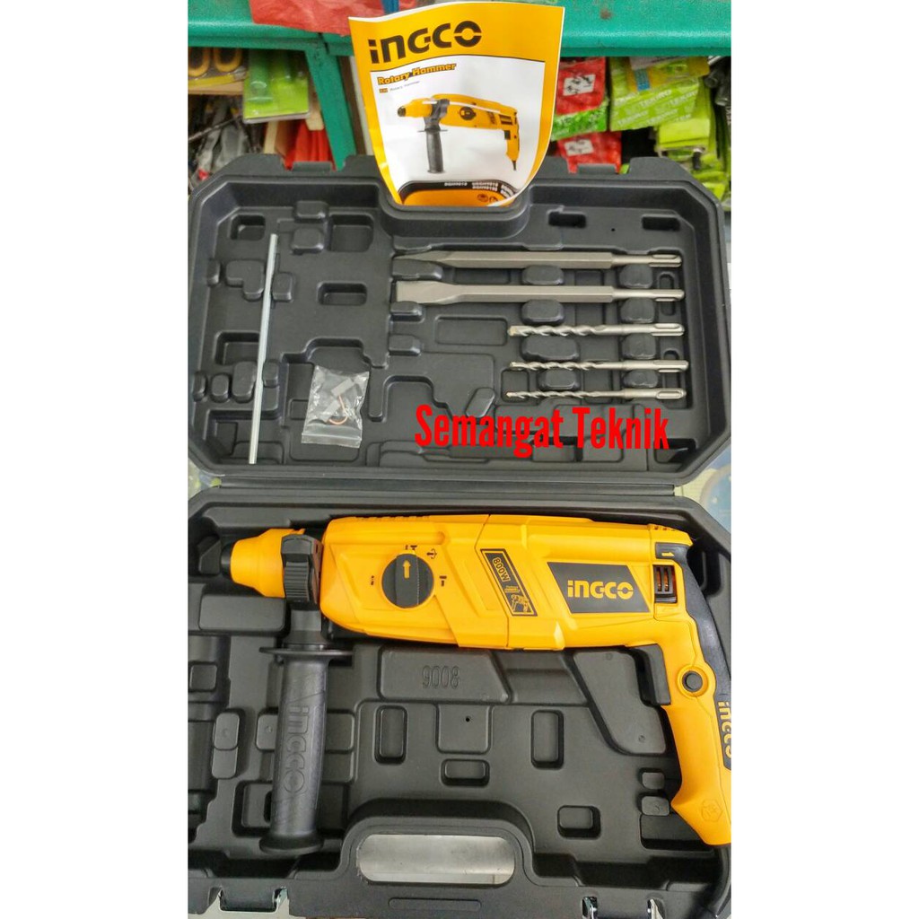 Jual RGH9018 BOR DEMOLITION ROTARY HAMMER 26mm 3MODE BOR PAHAT INGCO 2 ...