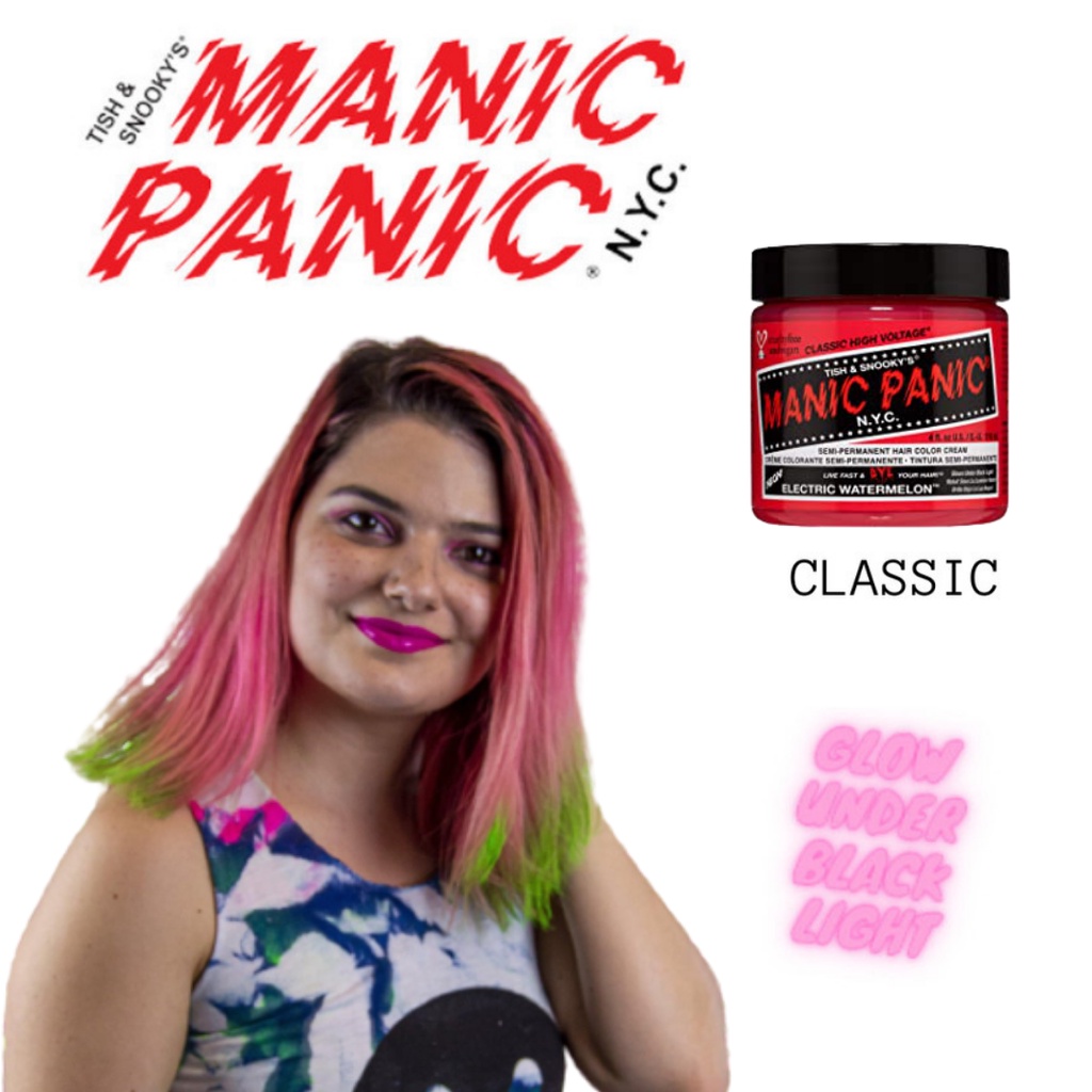 Jual Manic Panic Classic Electric Watermelon (Glow under black light