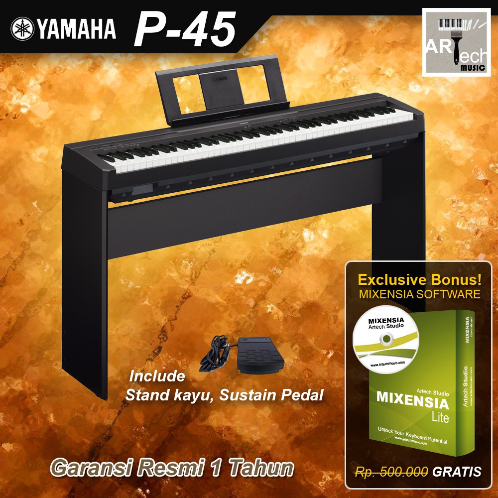 Jual Yamaha P45 Stand Kayu / P45 / P45B / P45B Digital Piano Shopee Indonesia
