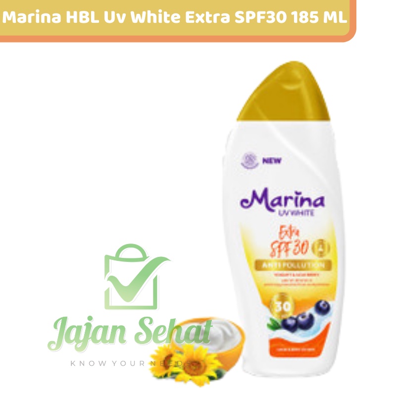 Jual Marina Hand Body Lotion Uv White Extra Spf30 92 Ml And 185 Ml