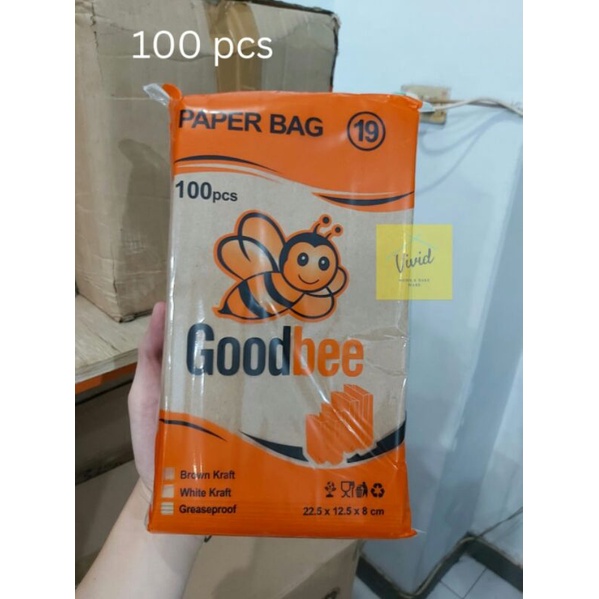 Jual Paper Bag Coklat Kantong Kertas Warna Coklat Sos Bag Isi Pcs Shopee Indonesia