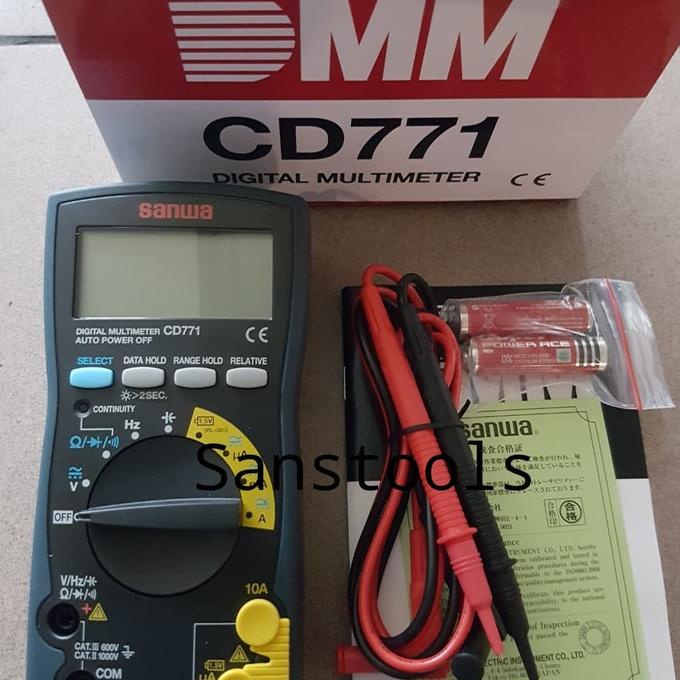 Jual Digital Multitester / Digital Multimeter Sanwa Cd771 Original