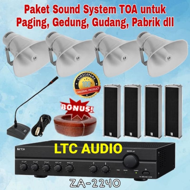 Jual Paket Sound System Toa Untuk Mushola Masjid Gedung Paging Pabrik Paging A