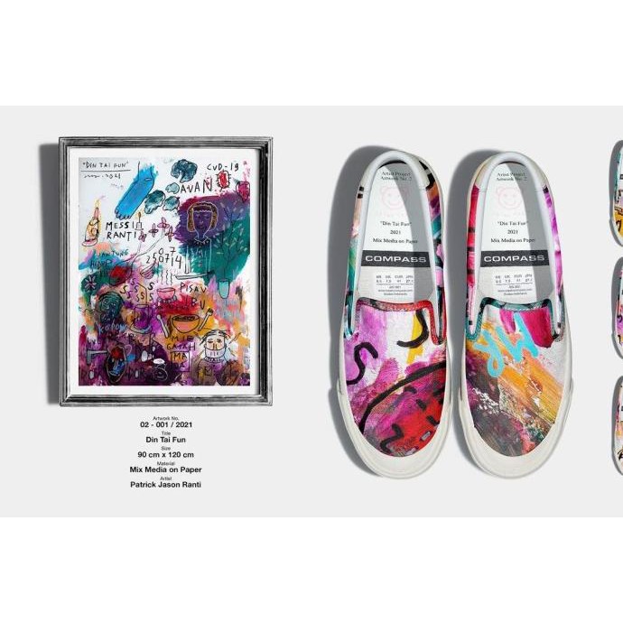 Jual sepatu compass x jason ranti - original - din tai fun | Shopee ...