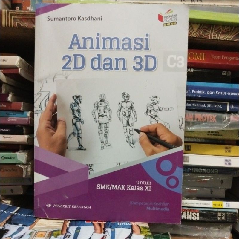 Jual Buku Animasi 2D Dan 3D Kelas XI/11/2 Smk Erlangga Revisi | Shopee ...