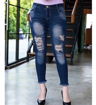 Jual Celana Jeans Wanita Pinggang Karet Melar Jeans Wanita Model ...