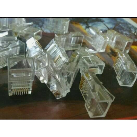 Jual connector rj 45 konektor pin rj 45 pin | Shopee Indonesia