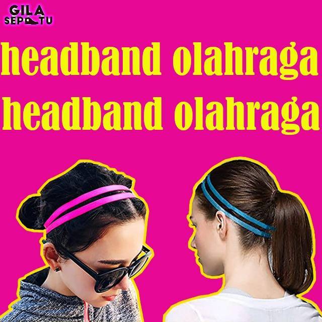 Jual Headband Sport Head Band Bandana Basket Ikat Rambut Bando Olahraga Shopee Indonesia 