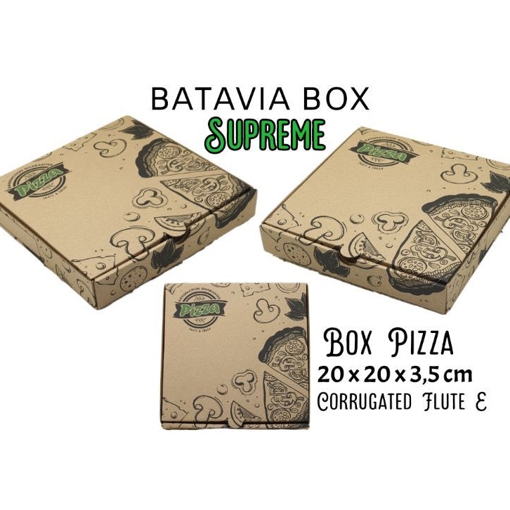 Jual Box Pizza Uk 20x20x35 Supreme Shopee Indonesia