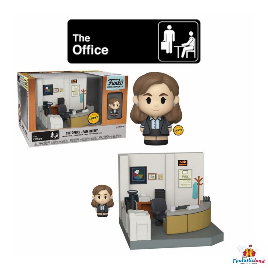 Jual Original Funko Mini Moments The Office Pam Beesly Suit Dunder Mifflin Office Diorama 