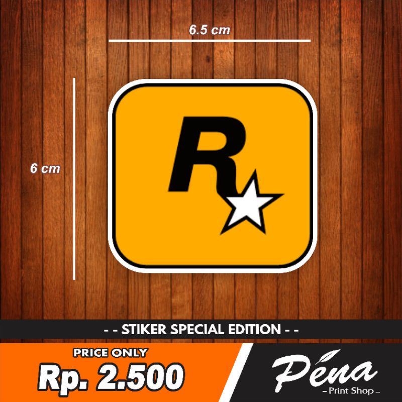 Jual Sticker Stiker Rockstar Gamers | Shopee Indonesia