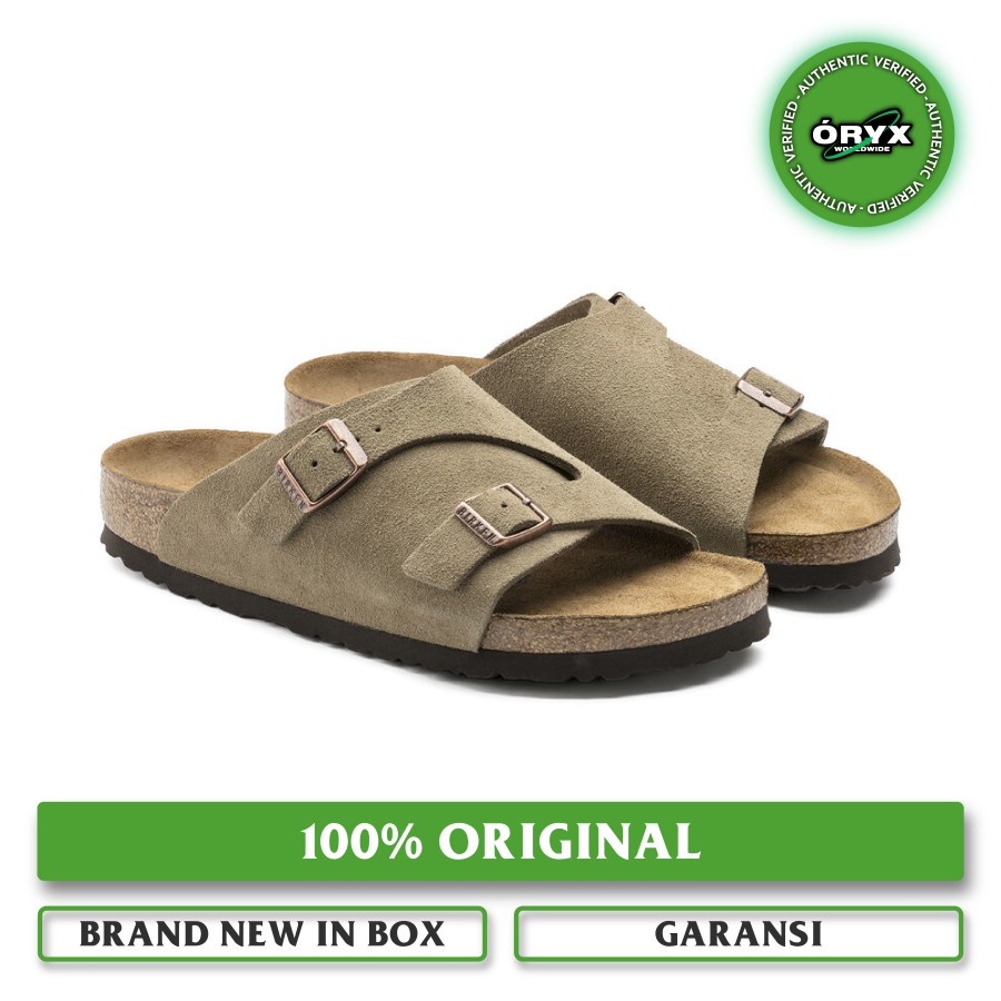 Jual Birkenstock Zurich Soft Footbed Suede 1009530 1009532 1009534 100 ORIGINAL Shopee Indonesia