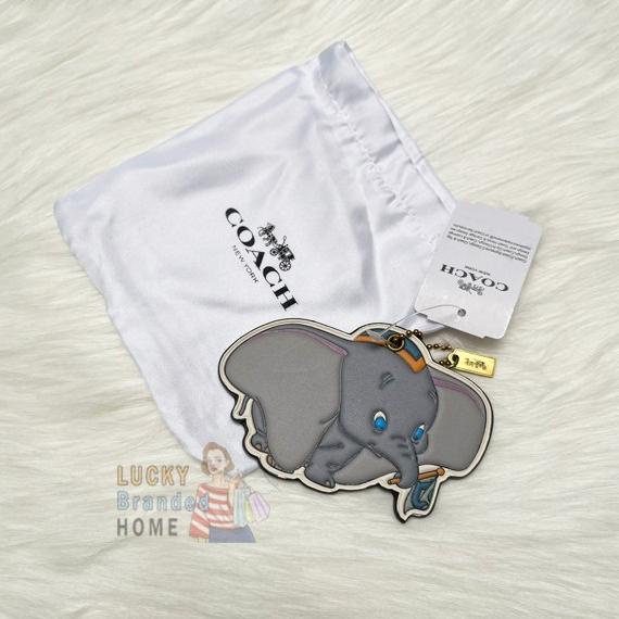 Coach on sale elephant keychain