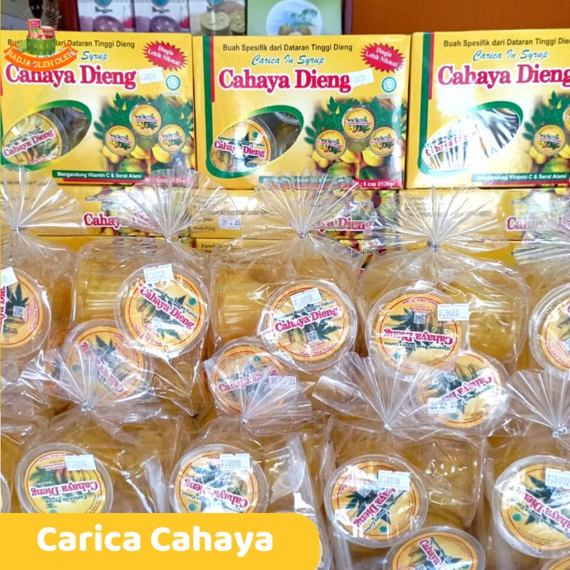 Jual Carica Cahaya Dieng Manisan Carica Khas Wonosobo Isi 6 Cup