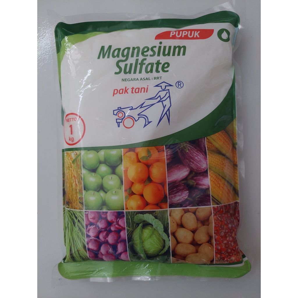 Jual Pupuk Magnesium Sulfate 1KG (Garam Inggris) Kemasan Pabrik