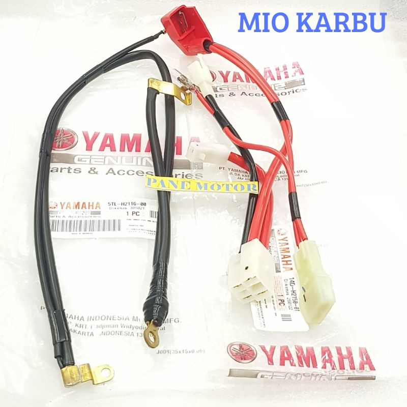 Jual KABEL AKI MINUS PLUS SOKET BENDIK MIO SMILE SPORTY SOUL FINO ...