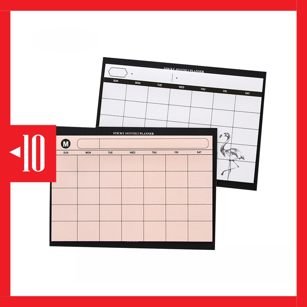 Jual BM3 To Do List Kalender Bulanan Monthly Plan Mini Buku Catatan ...