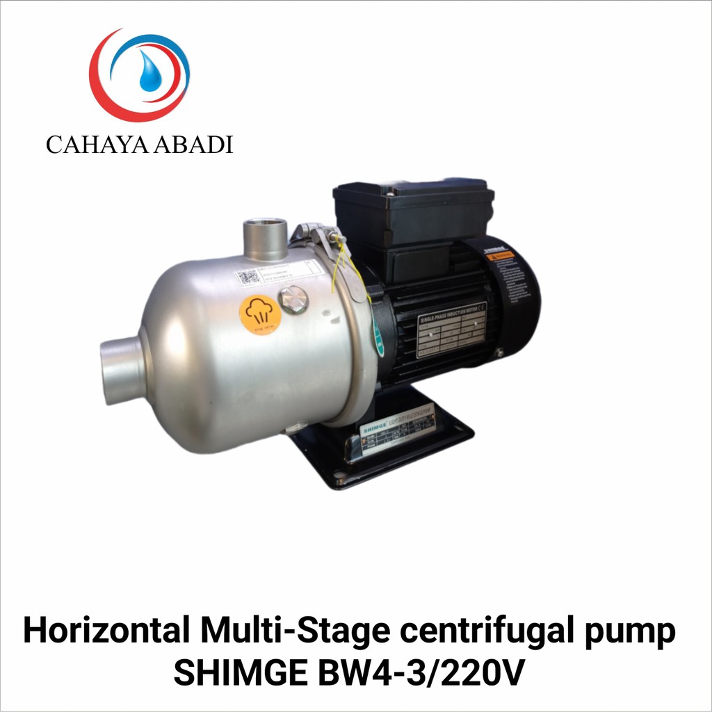 Jual POMPA AIR HORIZONTAL CENTRIFUGAL PUMP - SHIMGE - BW4-3/0,37 HP ...