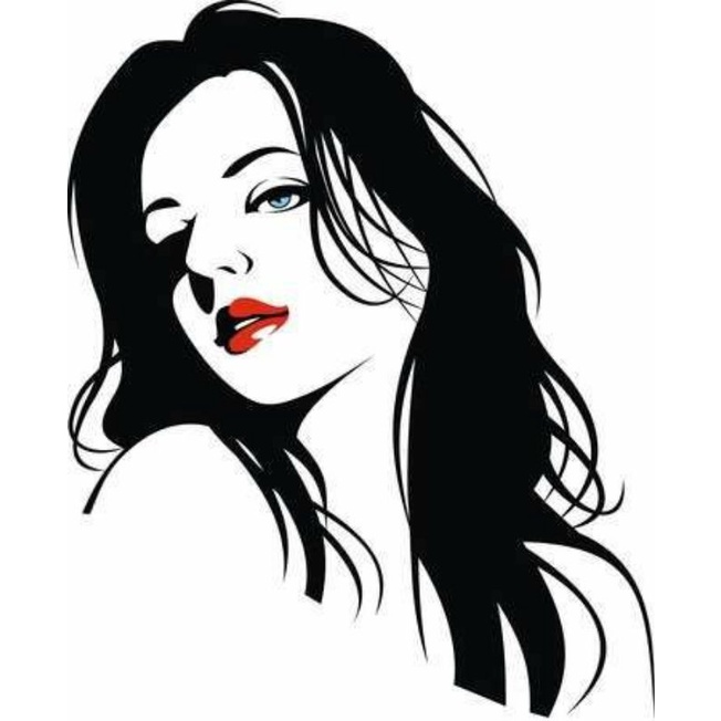 Jual STIKER CUTTING SILUET CEWEK CAKEP BUAT PINTU TRUCK,ELP,PICK UP DLL