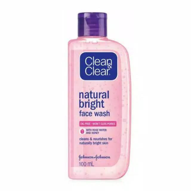 Jual Clean & Clear Natural Bright Face Wash 100 ml | Shopee Indonesia