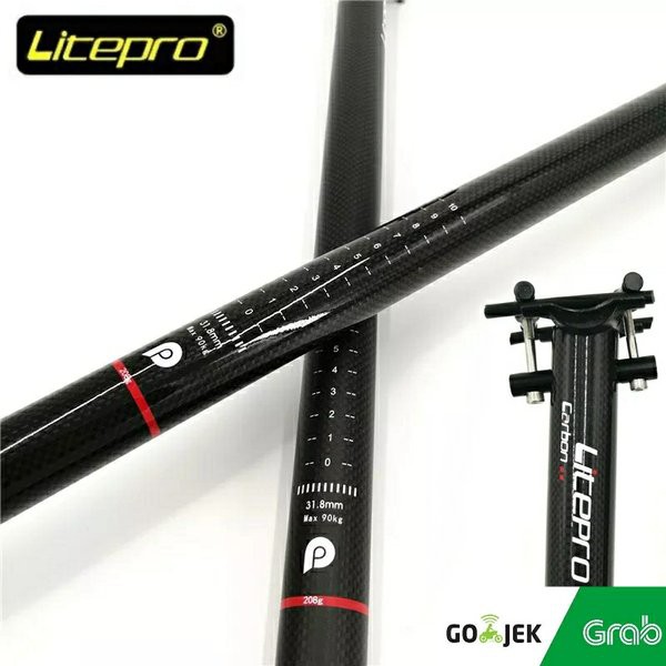 Seatpost carbon on sale sepeda lipat