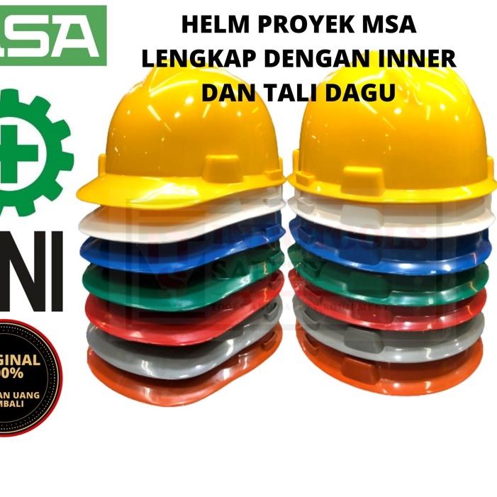 Jual Terjangkau HELM PROYEK MSA LOKAL STAZON / FAST TRACK FULL TALI ...