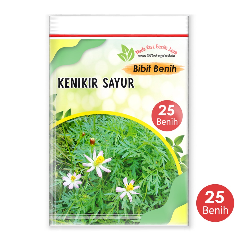 Nada fast benih jaya - 25 biji benih kenikir sayur - bibit sayuran dan benih sayuran