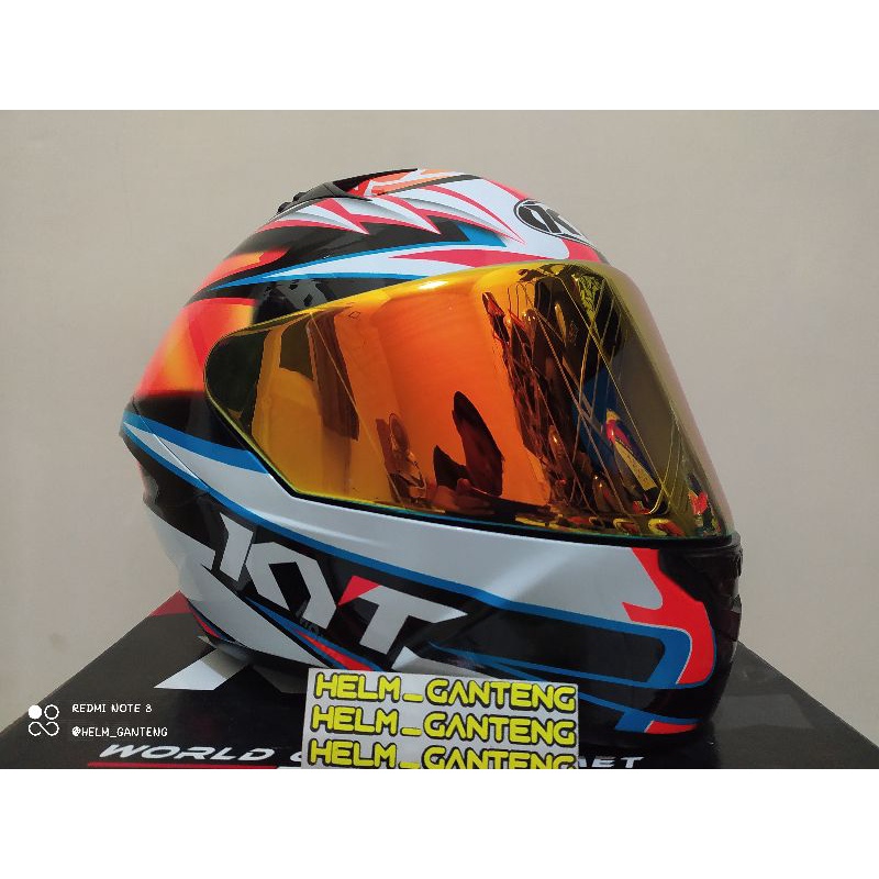 Jual Visor Kyt Nfr Nx Race Nz Race Red Gold Blue Gold Silver Light