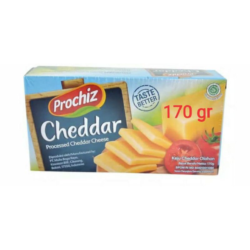 Jual Keju Prochiz Cheddar (170gr) | Shopee Indonesia