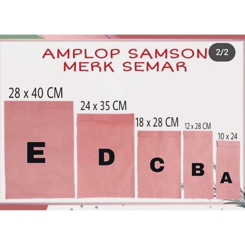 Jual AMPLOP COKLAT/AMPLOP CASING MEREK SEMAR NON PEREKAT ( 1 PAK ISI ...