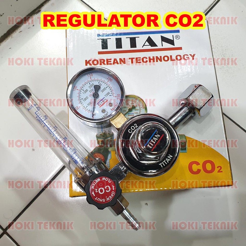 Jual Regulator Gas Co2 Co Karbon Dioksida Tanpa Heater Non Heater Titan Shopee Indonesia