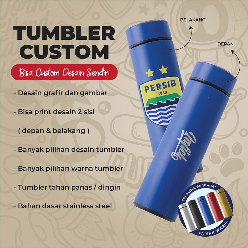 Jual Botol Minum Tumbler Sakura CST 056 - 2 Sisi/Tampak (Grafir ...