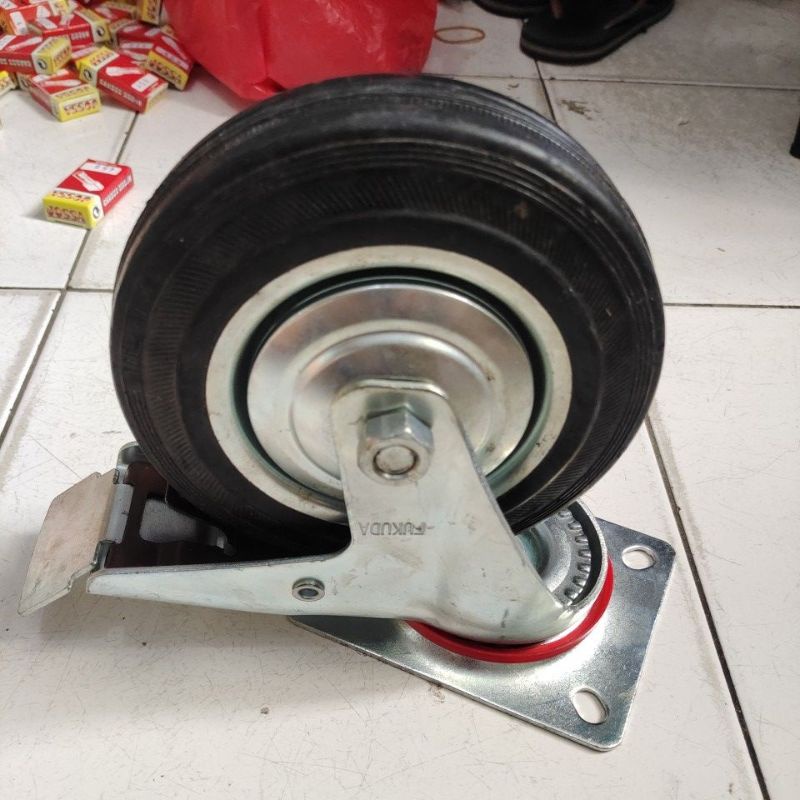 Jual roda karet 6