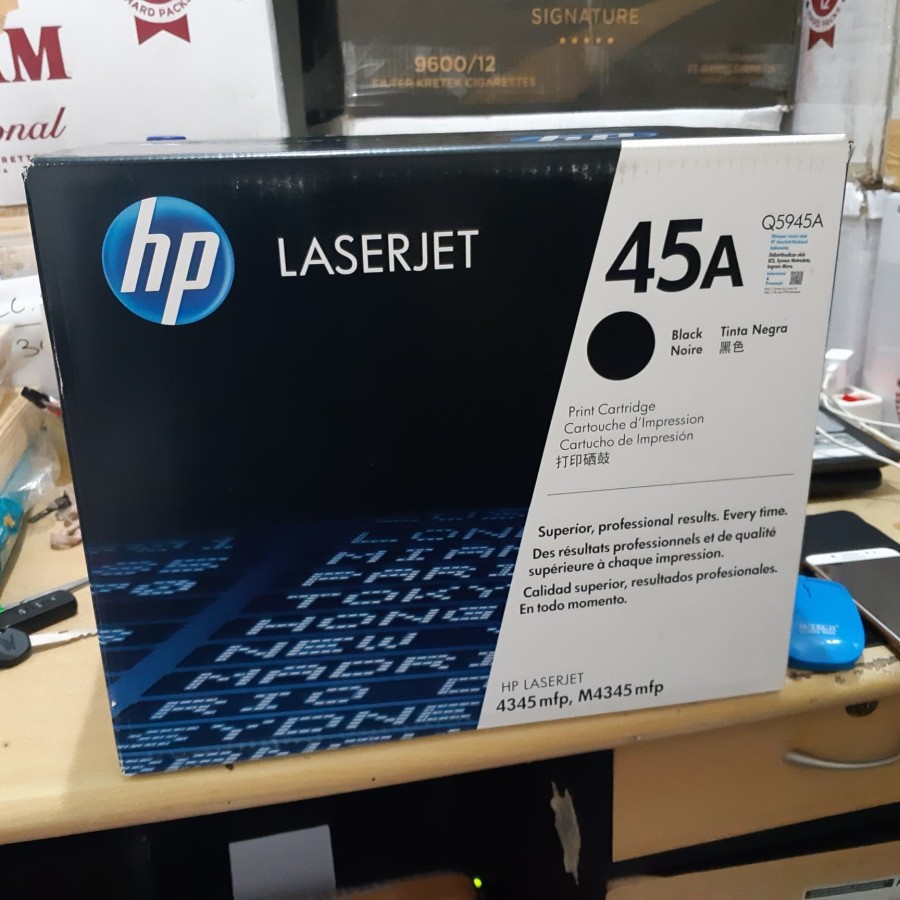 Jual Toner HP 45 A LaserJet HP ORIGINAL (Q5945A) | Shopee Indonesia