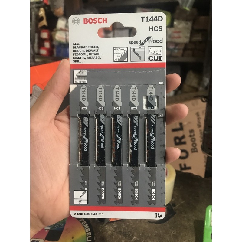 Jual MATA JIGSAW BOSCH T144D TRIPLEK KAYU WOOD | Shopee Indonesia