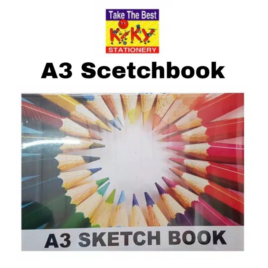 Jual Kiky Sketchbook Buku Gambar Buku Sketsa A3 Shopee Indonesia