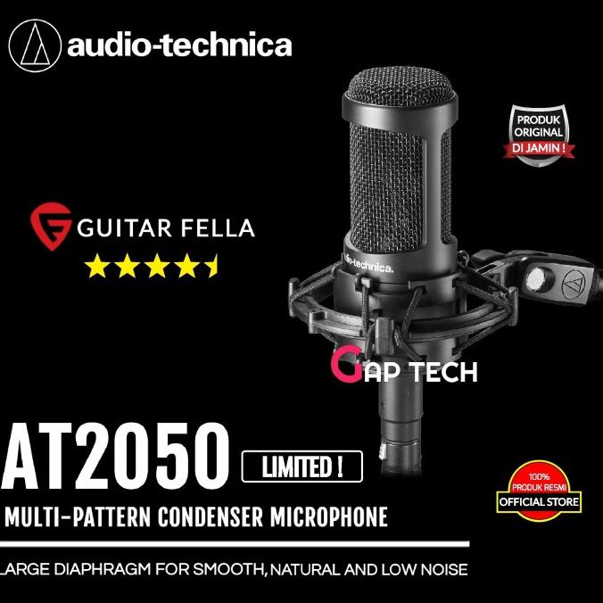 Jual Audio Technica AT2050 / AT 2050 MULTI-PATTERN CONDENSER MICROPHONE ...