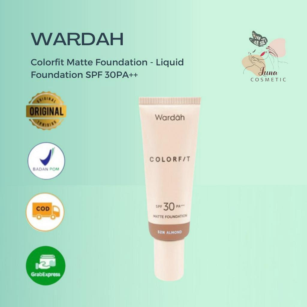 Jual WARDAH COLORFIT MATTE FOUNDATION - 25ML | Shopee Indonesia