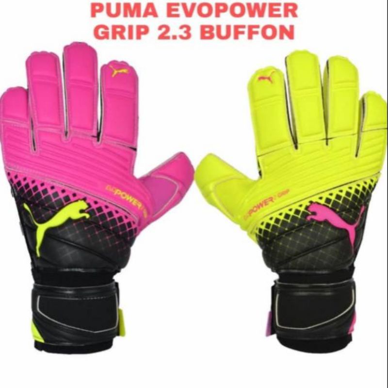 Jual UB7XE SARUNG TANGAN BOLA KIPER GK PUMA EVOPOWER BUFFON GRADE ORI ...